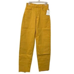 Mother Denim The Curbside Heel Fray Denim Jeans Size 28